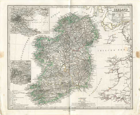 [Атлас Штилера. Ирландия. № 15d. Гота: Юстус Пертес, 1868].